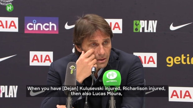 Conte on Kulusevski, Richarlison and Lucas Moura injuries